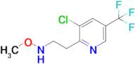 {2-[3-chloro-5-(trifluoromethyl)pyridin-2-yl]ethyl}(methoxy)amine