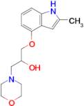 1-((2-Methyl-1H-indol-4-yl)oxy)-3-morpholinopropan-2-ol