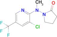 1-((3-Chloro-5-(trifluoromethyl)pyridin-2-yl)(methyl)amino)pyrrolidin-2-one