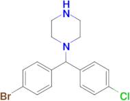 1-((4-Bromophenyl)(4-chlorophenyl)methyl)piperazine