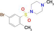 1-((5-Bromo-2-methylphenyl)sulfonyl)-4-methylpiperazine