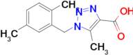 1-(2,5-Dimethylbenzyl)-5-methyl-1H-1,2,3-triazole-4-carboxylic acid