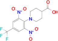 1-(2,6-Dinitro-4-(trifluoromethyl)phenyl)piperidine-4-carboxylic acid