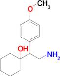 1-(2-Amino-1-(4-methoxyphenyl)ethyl)cyclohexan-1-ol