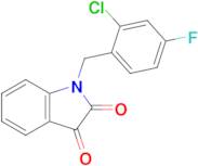 1-(2-Chloro-4-fluorobenzyl)indoline-2,3-dione