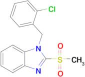 1-(2-Chlorobenzyl)-2-(methylsulfonyl)-1H-benzo[d]imidazole