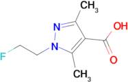 1-(2-Fluoroethyl)-3,5-dimethyl-1H-pyrazole-4-carboxylic acid