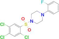 1-(2-Fluorophenyl)-4-((2,4,5-trichlorophenyl)sulfonyl)piperazine