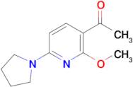 1-(2-Methoxy-6-(pyrrolidin-1-yl)pyridin-3-yl)ethan-1-one