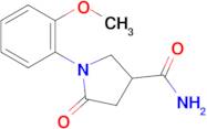 1-(2-Methoxyphenyl)-5-oxopyrrolidine-3-carboxamide