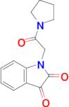 1-(2-Oxo-2-(pyrrolidin-1-yl)ethyl)indoline-2,3-dione