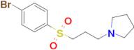 1-(3-((4-Bromophenyl)sulfonyl)propyl)pyrrolidine