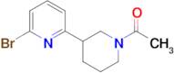 1-(3-(6-Bromopyridin-2-yl)piperidin-1-yl)ethan-1-one