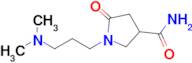 1-(3-(Dimethylamino)propyl)-5-oxopyrrolidine-3-carboxamide