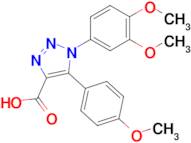 1-(3,4-Dimethoxyphenyl)-5-(4-methoxyphenyl)-1H-1,2,3-triazole-4-carboxylic acid