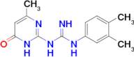 N'-(3,4-dimethylphenyl)-N-(4-methyl-6-oxo-1,6-dihydropyrimidin-2-yl)guanidine