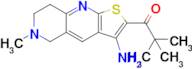 1-(3-Amino-6-methyl-5,6,7,8-tetrahydrothieno[2,3-b][1,6]naphthyridin-2-yl)-2,2-dimethylpropan-1-one