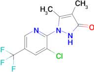 1-(3-Chloro-5-(trifluoromethyl)pyridin-2-yl)-4,5-dimethyl-1,2-dihydro-3H-pyrazol-3-one