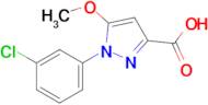 1-(3-Chlorophenyl)-5-methoxy-1H-pyrazole-3-carboxylic acid