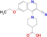 1-(3-Cyano-6-ethoxyquinolin-4-yl)piperidine-4-carboxylic acid