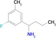 1-(3-Fluoro-5-methylphenyl)butan-1-amine