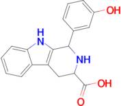 1-(3-Hydroxyphenyl)-2,3,4,9-tetrahydro-1H-pyrido[3,4-b]indole-3-carboxylic acid