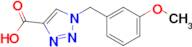 1-(3-Methoxybenzyl)-1H-1,2,3-triazole-4-carboxylic acid