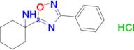 1-(3-Phenyl-1,2,4-oxadiazol-5-yl)cyclohexan-1-amine hydrochloride