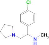 1-(4-Chlorophenyl)-N-methyl-2-(pyrrolidin-1-yl)ethan-1-amine