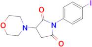 1-(4-Iodophenyl)-3-morpholinopyrrolidine-2,5-dione