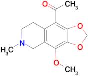 1-(4-Methoxy-6-methyl-5,6,7,8-tetrahydro-[1,3]dioxolo[4,5-g]isoquinolin-9-yl)ethan-1-one