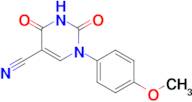 1-(4-Methoxyphenyl)-2,4-dioxo-1,2,3,4-tetrahydropyrimidine-5-carbonitrile