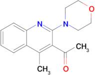 1-(4-Methyl-2-morpholinoquinolin-3-yl)ethan-1-one