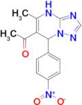 1-(5-Methyl-7-(4-nitrophenyl)-4,7-dihydro-[1,2,4]triazolo[1,5-a]pyrimidin-6-yl)ethan-1-one