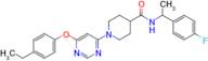 1-(6-(4-Ethylphenoxy)pyrimidin-4-yl)-N-(1-(4-fluorophenyl)ethyl)piperidine-4-carboxamide