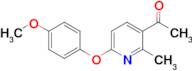 1-(6-(4-Methoxyphenoxy)-2-methylpyridin-3-yl)ethan-1-one