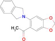 1-(6-(Isoindolin-2-yl)benzo[d][1,3]dioxol-5-yl)ethan-1-one