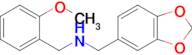 1-(Benzo[d][1,3]dioxol-5-yl)-N-(2-methoxybenzyl)methanamine