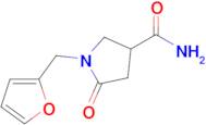 1-(Furan-2-ylmethyl)-5-oxopyrrolidine-3-carboxamide