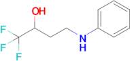 1,1,1-Trifluoro-4-(phenylamino)butan-2-ol