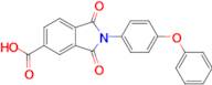1,3-Dioxo-2-(4-phenoxyphenyl)isoindoline-5-carboxylic acid