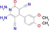 1,6-Diamino-4-(3,4-dimethoxyphenyl)-2-oxo-1,2-dihydropyridine-3,5-dicarbonitrile