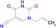 1-Allyl-2,4-dioxo-1,2,3,4-tetrahydropyrimidine-5-carbonitrile