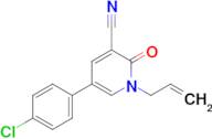 1-Allyl-5-(4-chlorophenyl)-2-oxo-1,2-dihydropyridine-3-carbonitrile