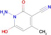 1-Amino-6-hydroxy-4-methyl-2-oxo-1,2-dihydropyridine-3-carbonitrile