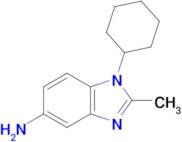 1-Cyclohexyl-2-methyl-1H-benzo[d]imidazol-5-amine