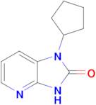 1-cyclopentyl-1H,2H,3H-imidazo[4,5-b]pyridin-2-one