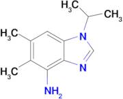 1-Isopropyl-5,6-dimethyl-1H-benzo[d]imidazol-4-amine