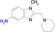 1-Methyl-2-(piperidin-1-ylmethyl)-1H-benzo[d]imidazol-5-amine