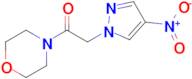 1-Morpholino-2-(4-nitro-1H-pyrazol-1-yl)ethan-1-one